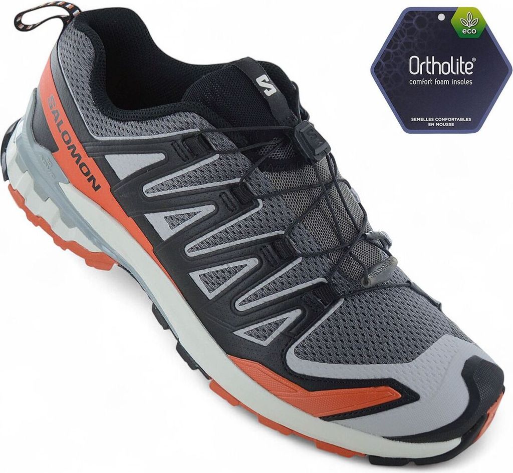 Salomon XA PRO 3D V9 - Herren Wanderschuhe Trail-Running Schuhe Grau 477476 , EU 47 1/3 UK 12