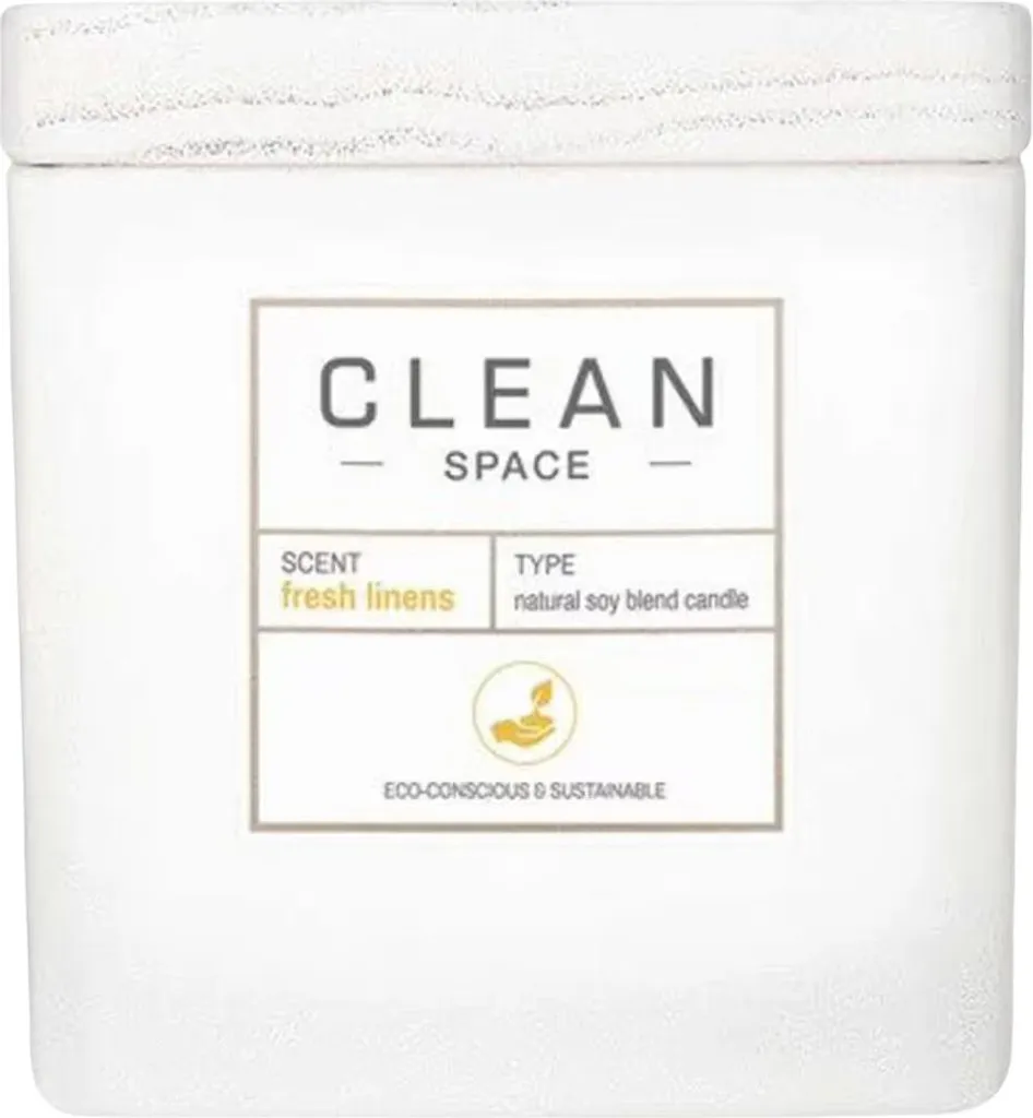 Clean Space Candela Profumata 227g - Emozione Fresh Linens Casa
