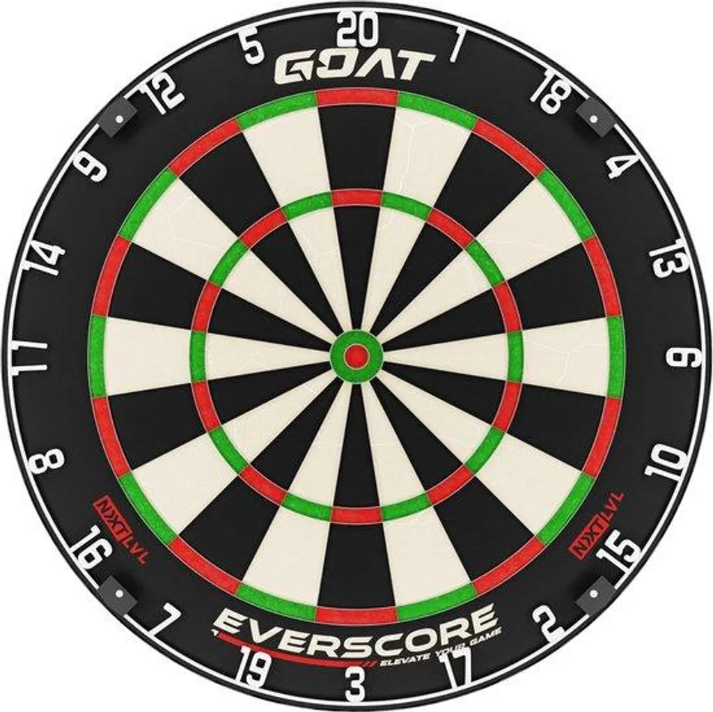Cible de fléchettes traditionnelle sisal pour usage intensif et club pro