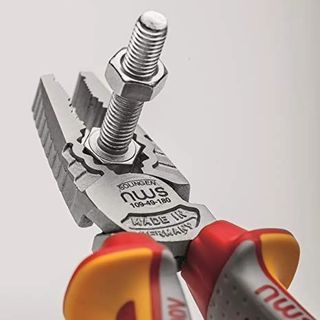 Pinza Combinata NWS 180mm CombiMax VDE | Qualità Solingen Originale - 8