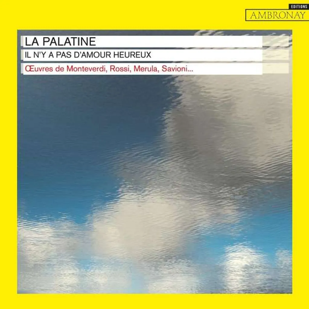 Disque de Musique Baroque La Palatine pour moments de relaxation