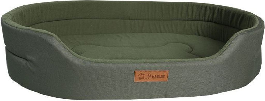 INF Plüschnest Hundebett Haustierbettmatte Grün M