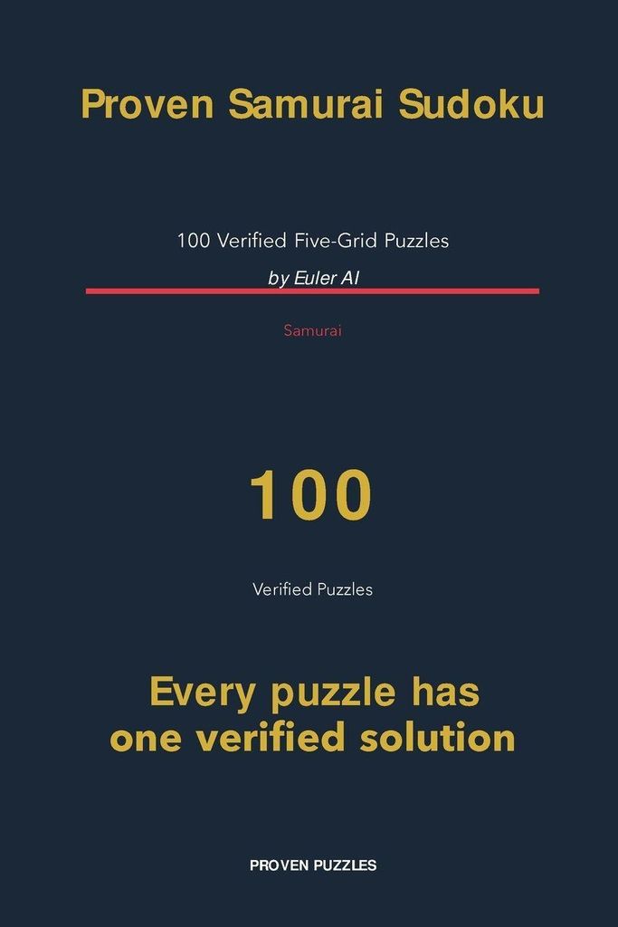 Proven Samurai Sudoku