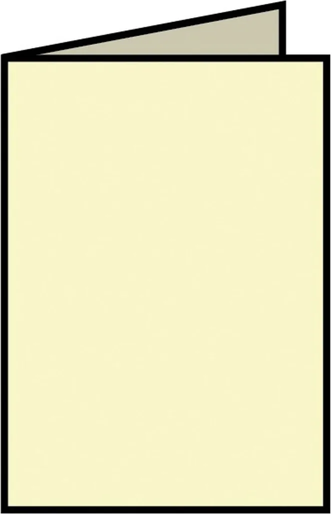 Carte de vœux carrée Paperado Candle L pour correspondance de luxe