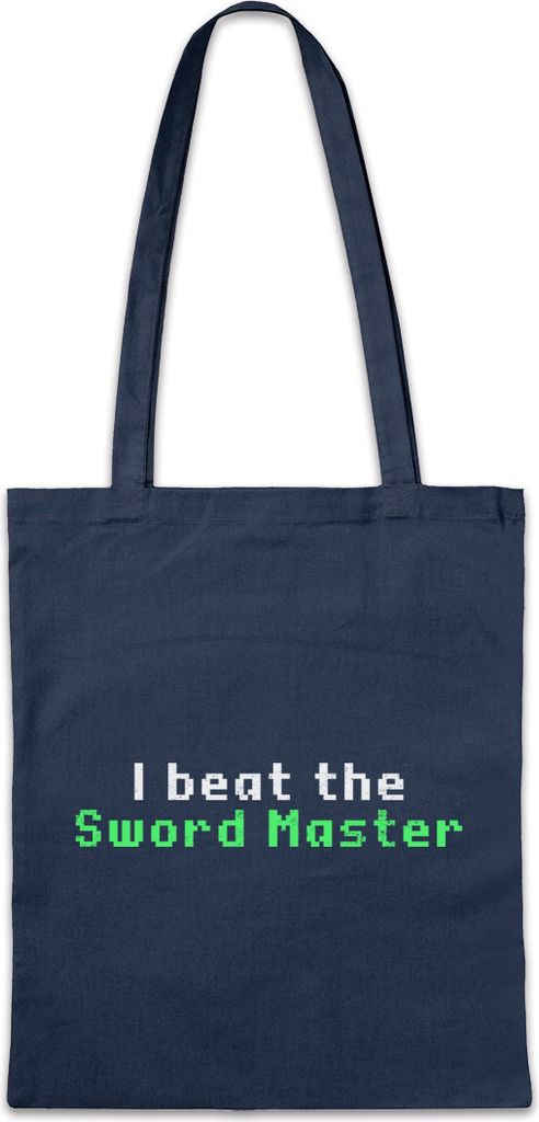 Urban Backwoods I Beat The Sword Master, Stofftasche, Farbe: Navy