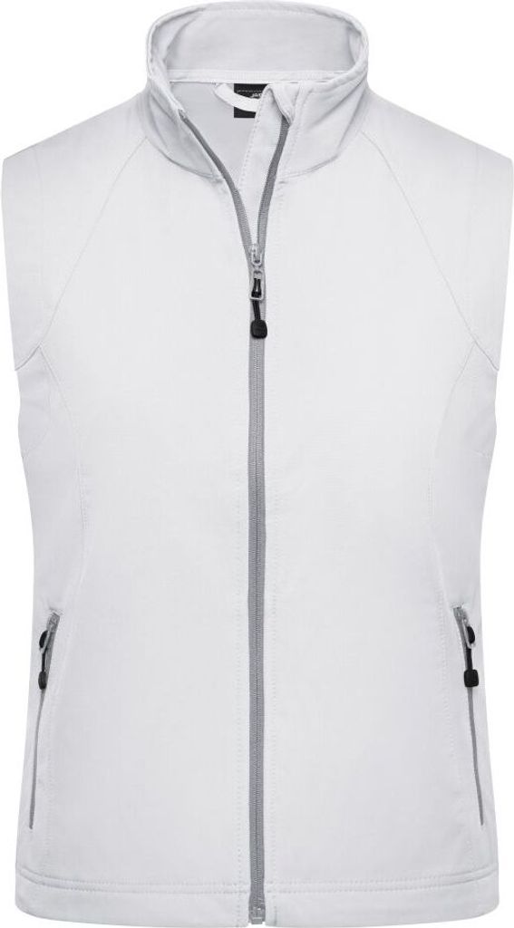 Ladies' Softshell Vest Modische Softshellweste off-white, Gr. XL