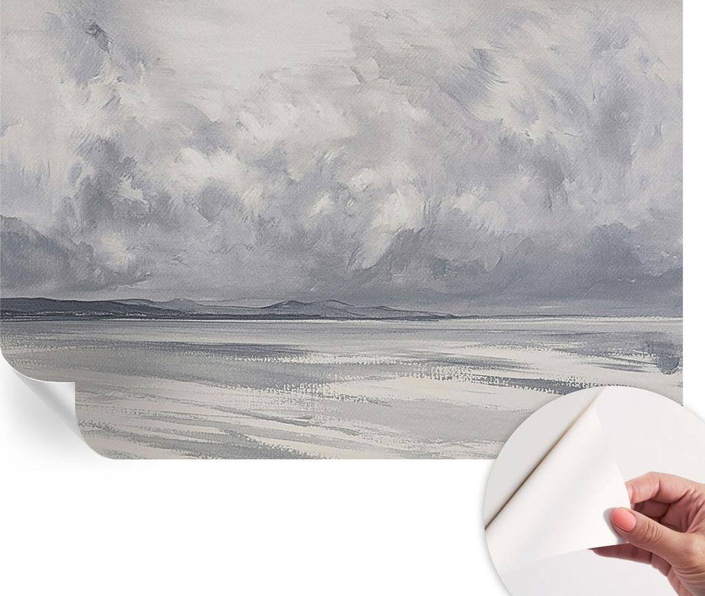 Selbstklebende Wandtapete - Dekorative Tapete für Wohnzimmer - Klebefolie für Wandbilder - Tapetenfolie für Wanddekoration - 104x70 cm - Ein Stu...