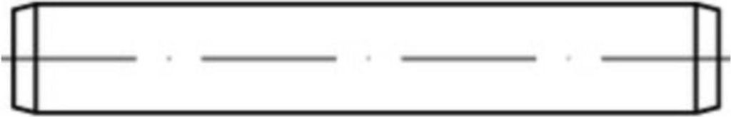 Reyher Zylinderstifte ISO 2338 A 4 1 m6 x 12 A 4 (500 Stück)