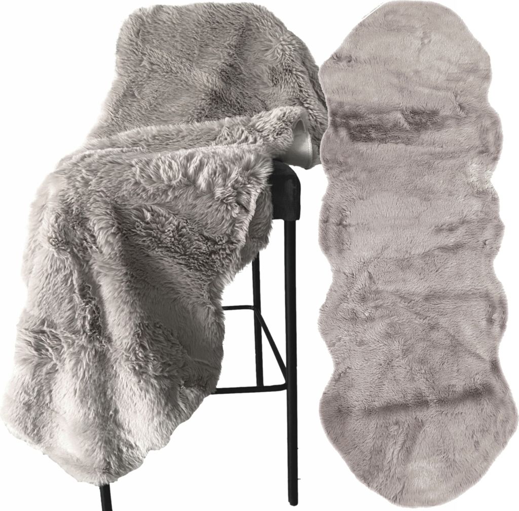 Kuschelfell Teppich 60 x 180 cm Lammfelloptik XXL Produktbild