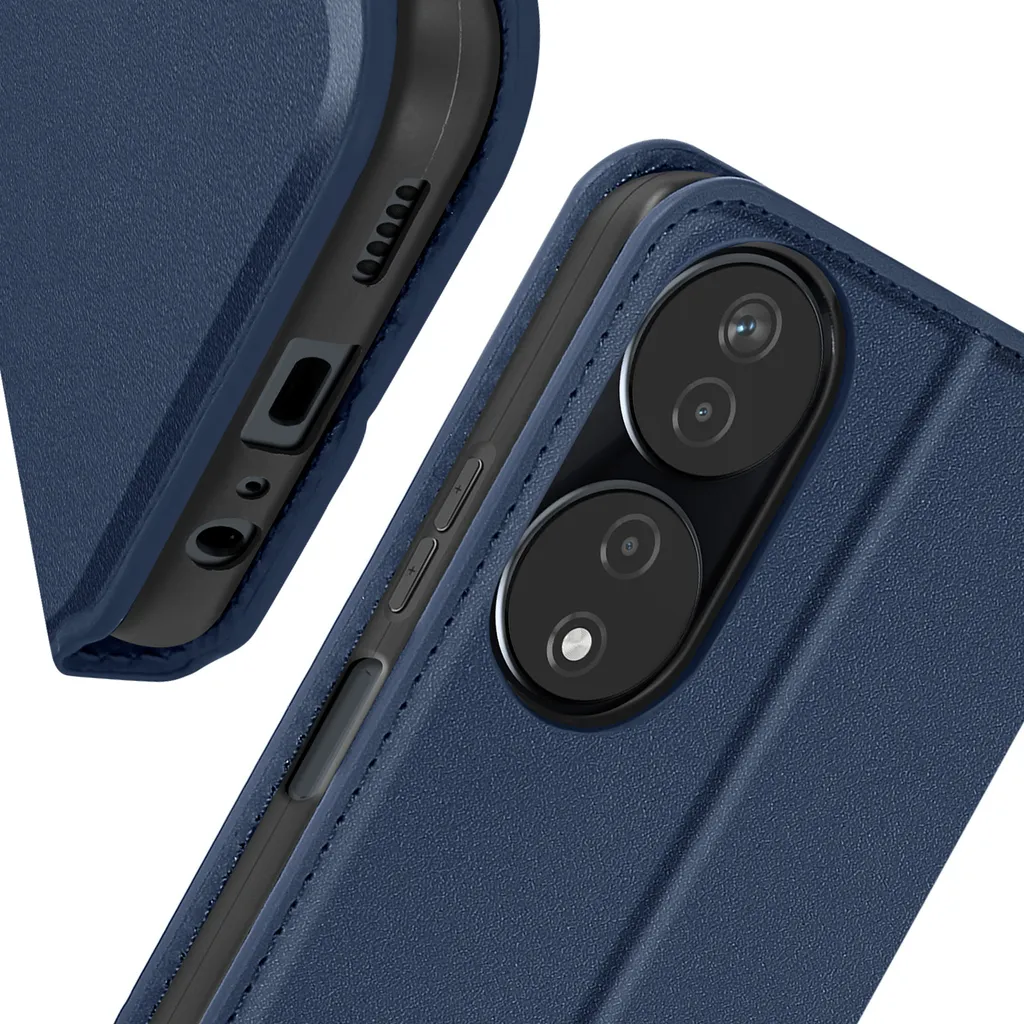 Cover Honor 90 Smart Avizar Blu Scuro - Custodia a Libro Economica - 4