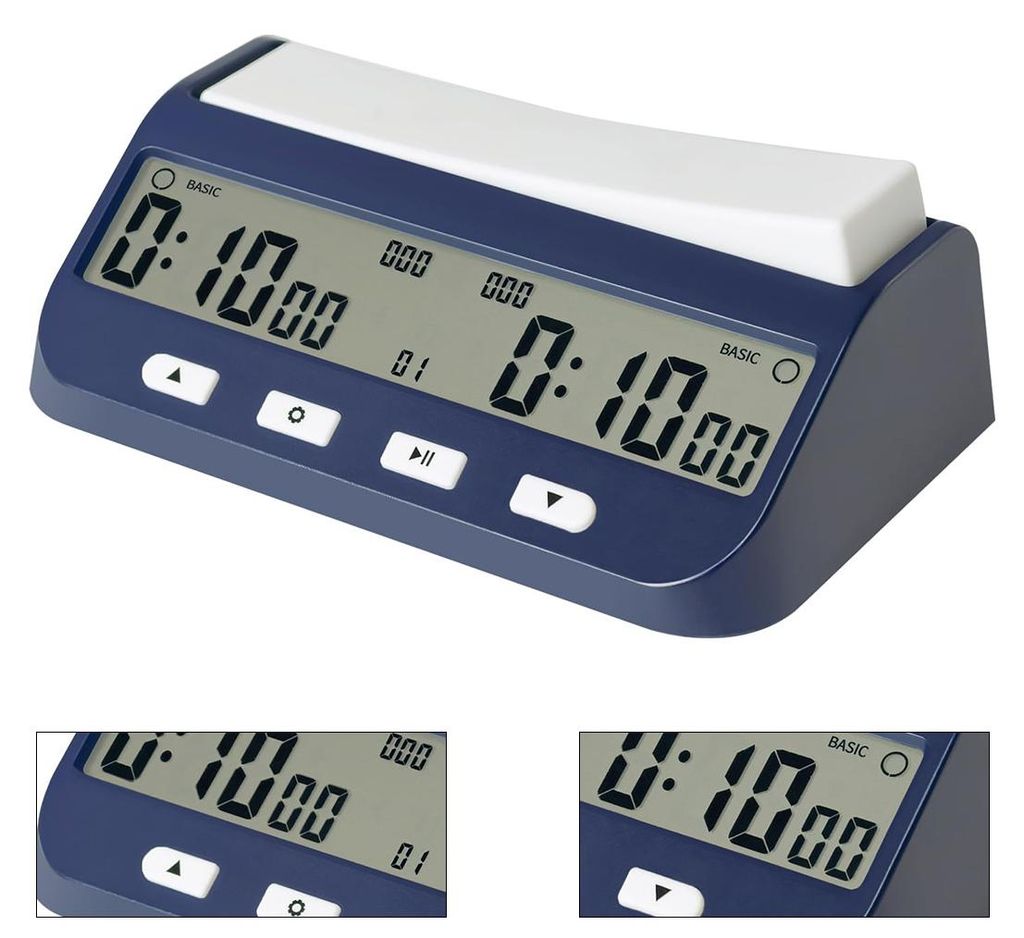 4-in-1 Schachuhr Digitaler Schachtimer Professioneller Produktbild 