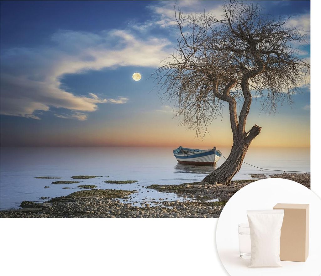 Fototapete - Wandbilder für Wohnzimmer - 208x146 cm - Dekorative Wandfolie - Modernes Design für Wanddekoration - Tapeten für Innenräume - Eine...