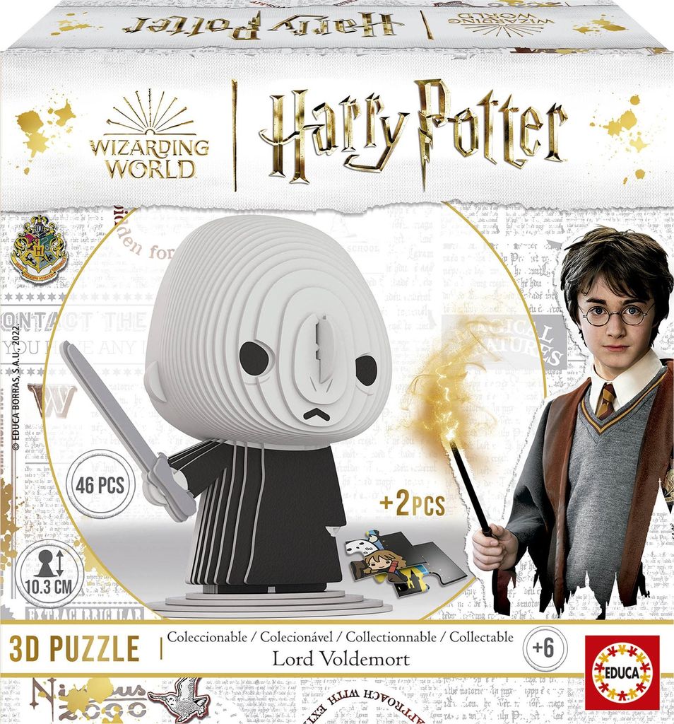 EDUCA 3D-Puzzle Harry Potter: Lord Voldemort 46 Teile