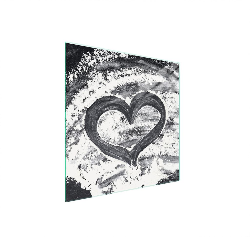 Glasschutzplatte Für Herd 50X52 Herz