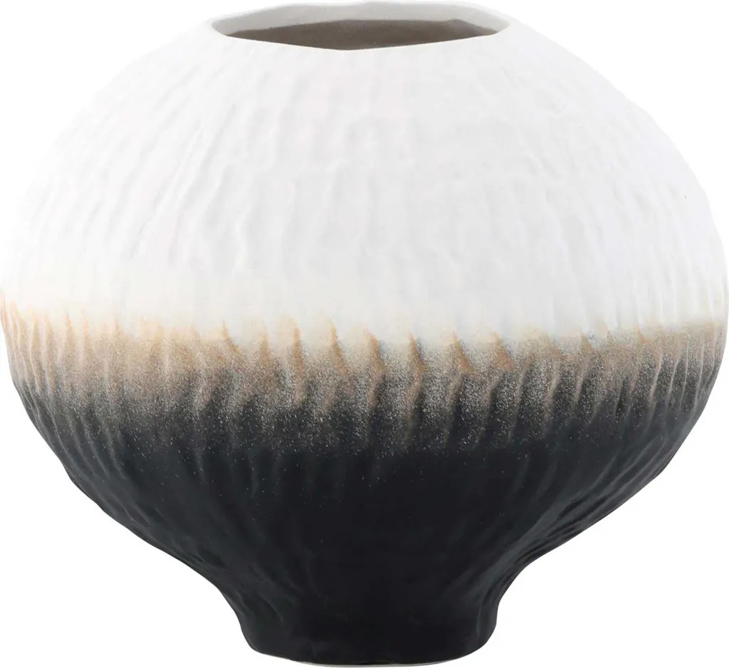 Vase Design Beige Mat Pane - Texture Artisanale pour Intérieur Cosy Zen