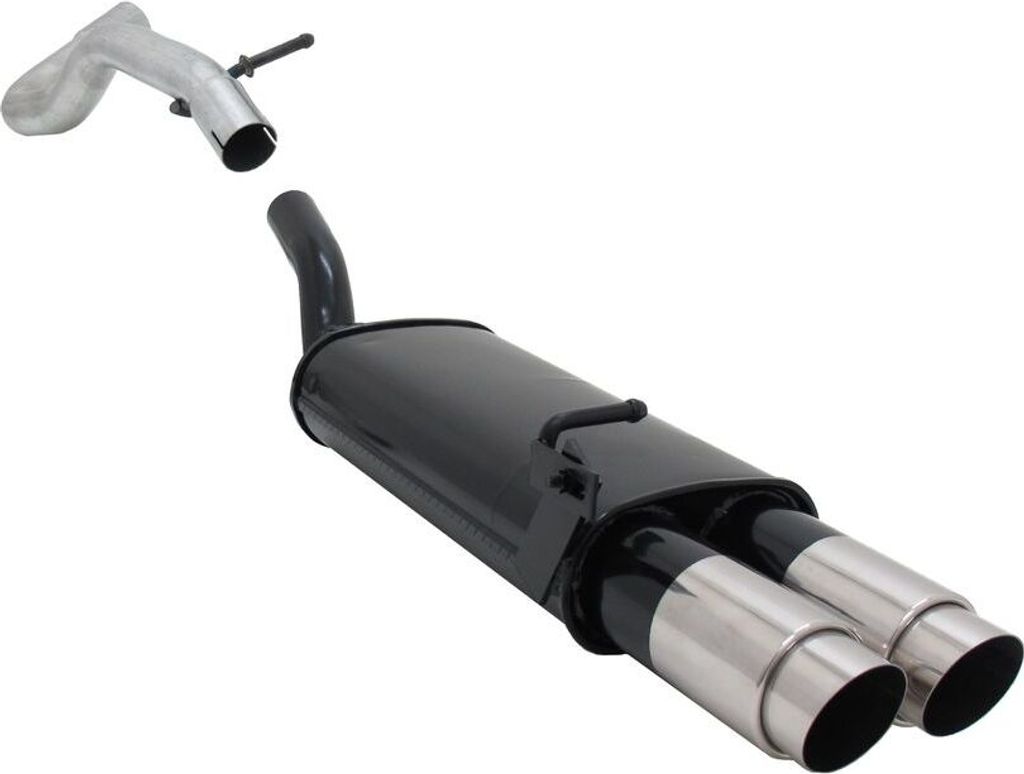 Novus Sportendschalldämpfer für Audi A3 / Seat Leon / VW Beetle Cabrio / Golf IV 8L / 1M / PC/VT / 1J 1.4 / 1.6 / 1.8 / 1.8T / 1.9TDI / 2.0 / 2.3...