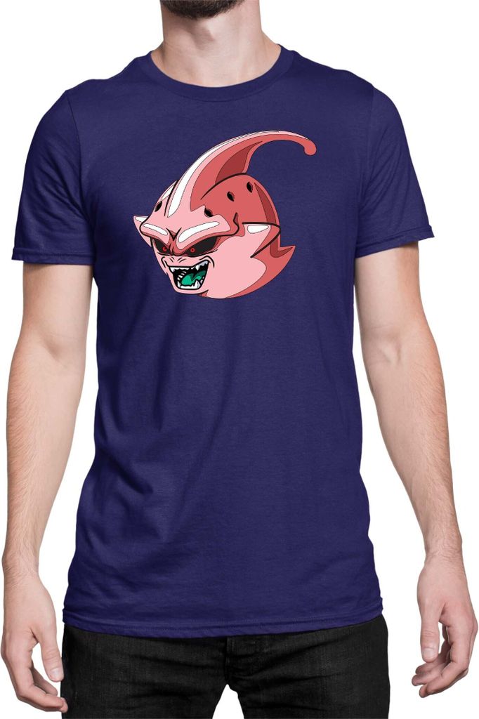 Herren T-Shirt Dragon Anime Manga Ball Z Majin Boo 01, Man 3XL / Dunkelblau