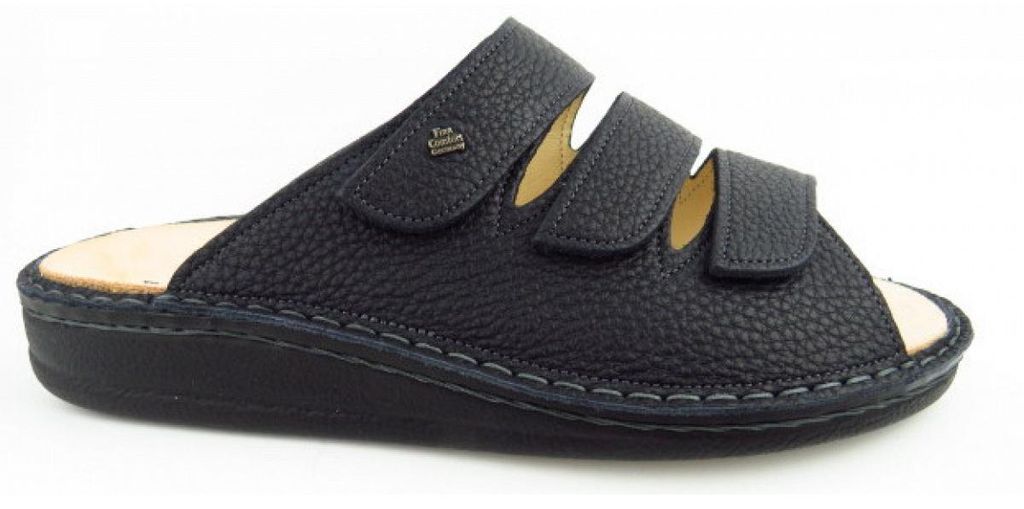 Finn Comfort Korfu Rabo navy Pantolette Blau in Gr. 49