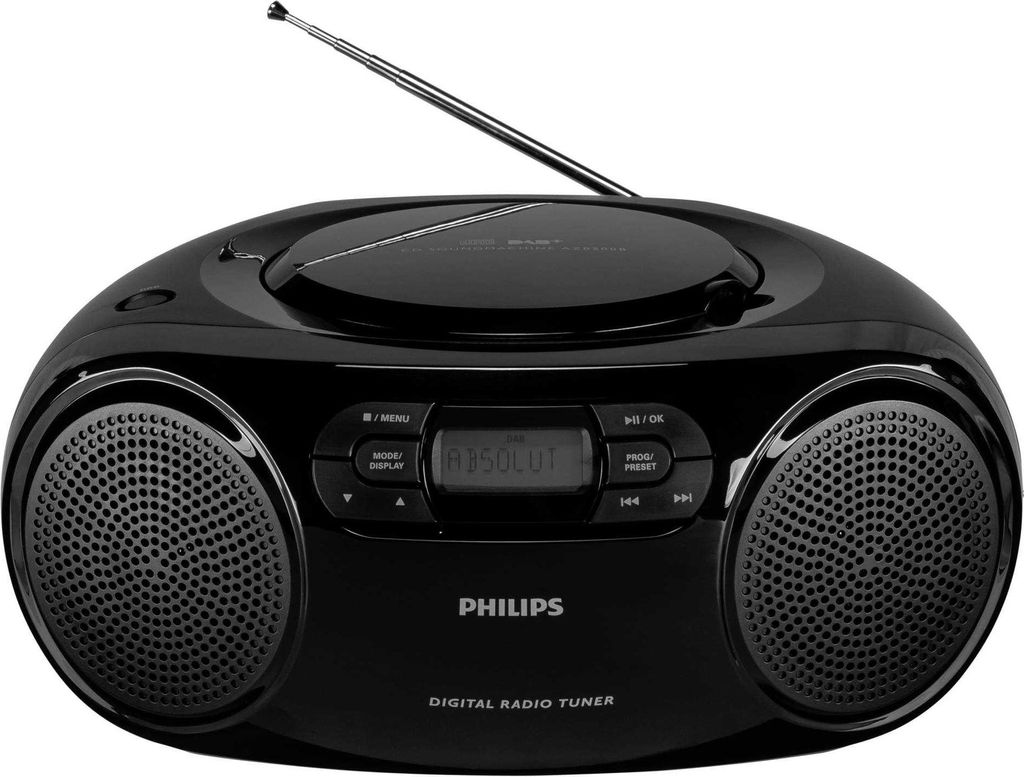 Philips AZB500, 1,85 kg, Czarny, Przenośny odtwarzacz CD Zdjęcie produktu 