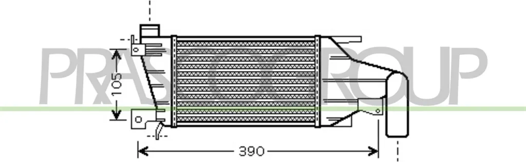 Radiateur Intercooler Astra H : Remplacez votre pièce OE 6302058