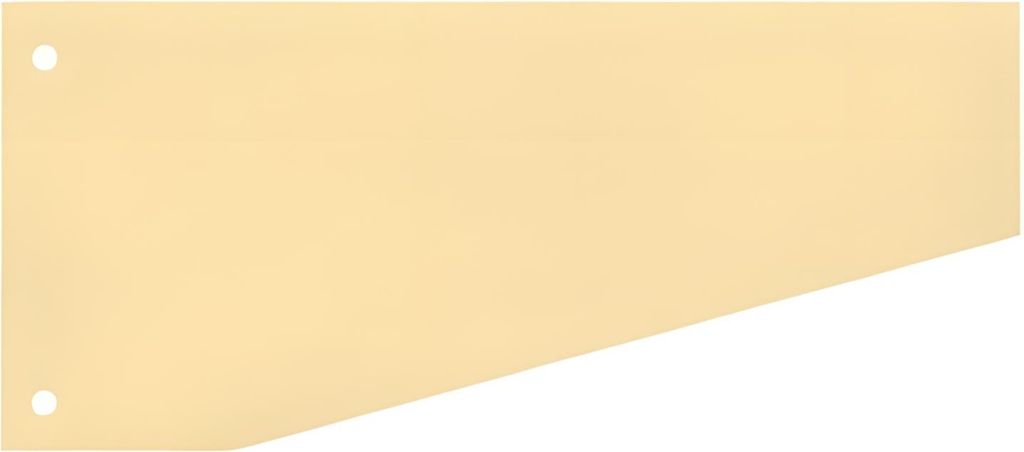WEKRE Trennstreifen Trapez - 190 g/qm Karton, gelb, 100 Stück