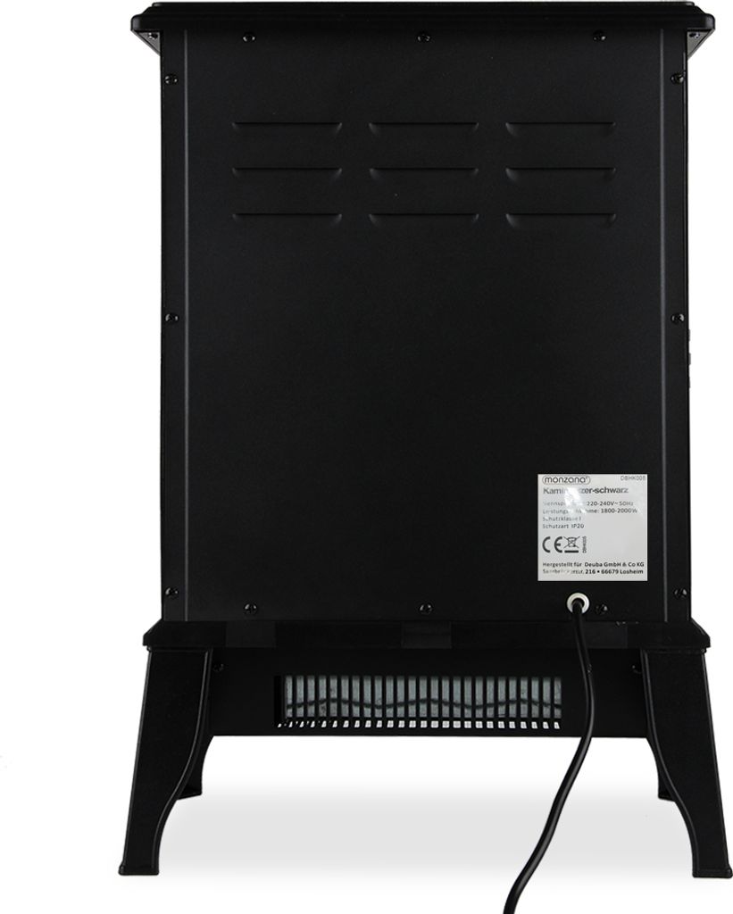 DEUBA® Elektrokamin Kaminfeuer 2000W 2 Heizstufen Produktbild 5