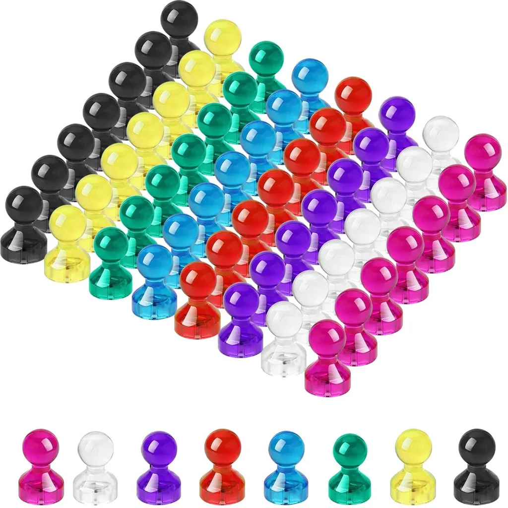 Aimants puissants de 10x16 mm forte adhérence pour tableau, lot de 56