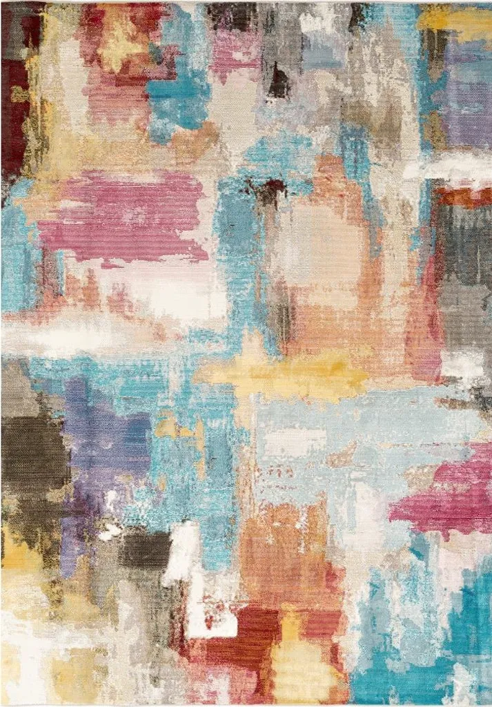 Tapis Picasso K11598-10 Artisan 80x150 cm - Style Abstrait Multicolore