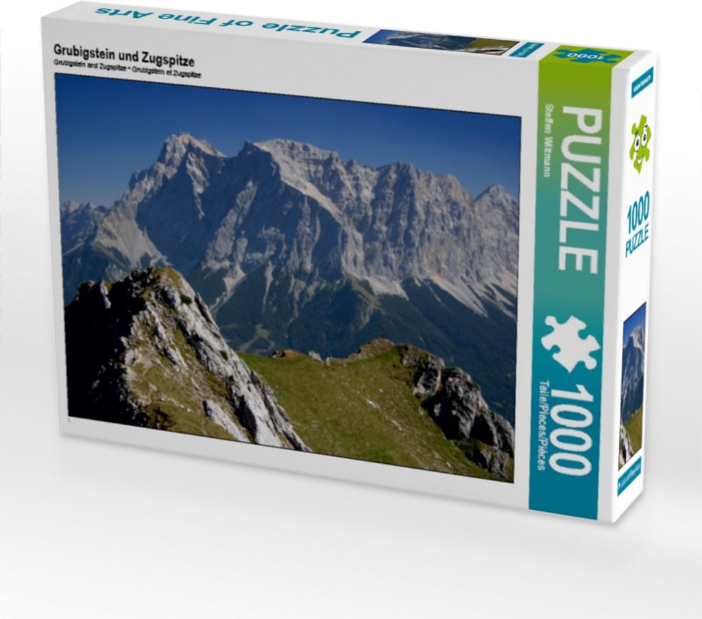 Calvendo Grubigstein und Zugspitze 1000 Teile Puzzle quer 640x480mm, Wittmann Steffen; 7443601