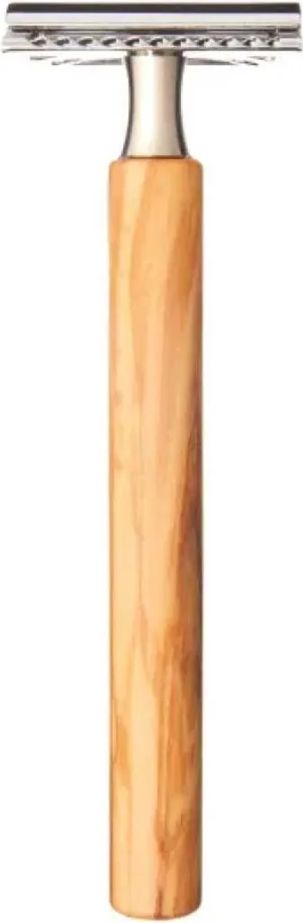 Rasoir pour Homme Olive Classique 13,5cm - Rasage de Près et Précis au Quotidien