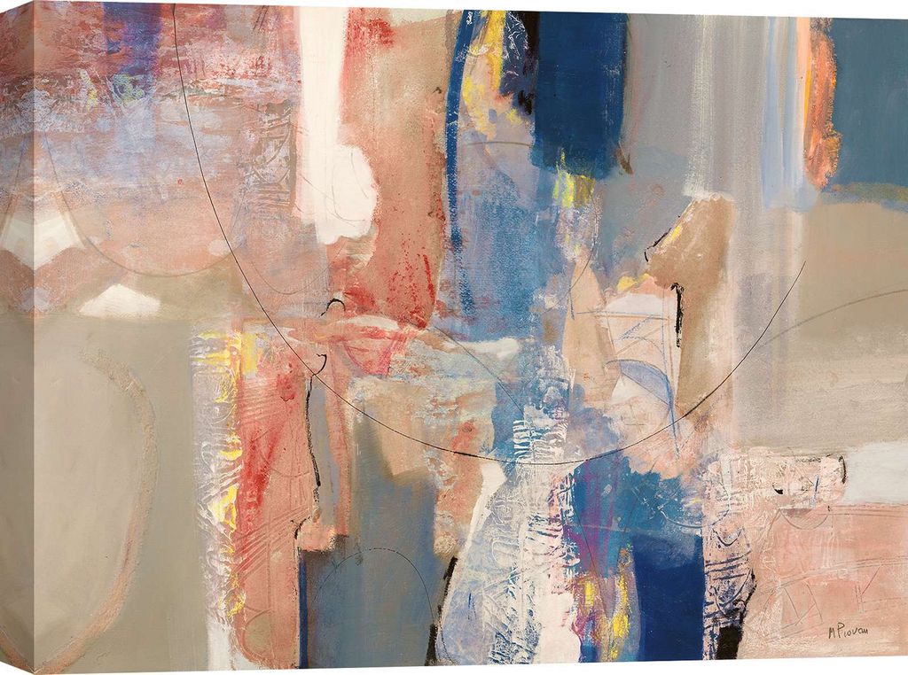 Kunstdruck auf Leinwand, moderner abstrakter Stil - Maurizio Piovan, Herzruhe - 60x40 cm