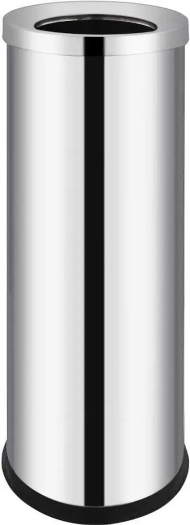 Poubelle 32 L inox pour bureau et chambre d'hôtel - Hygiène et confort