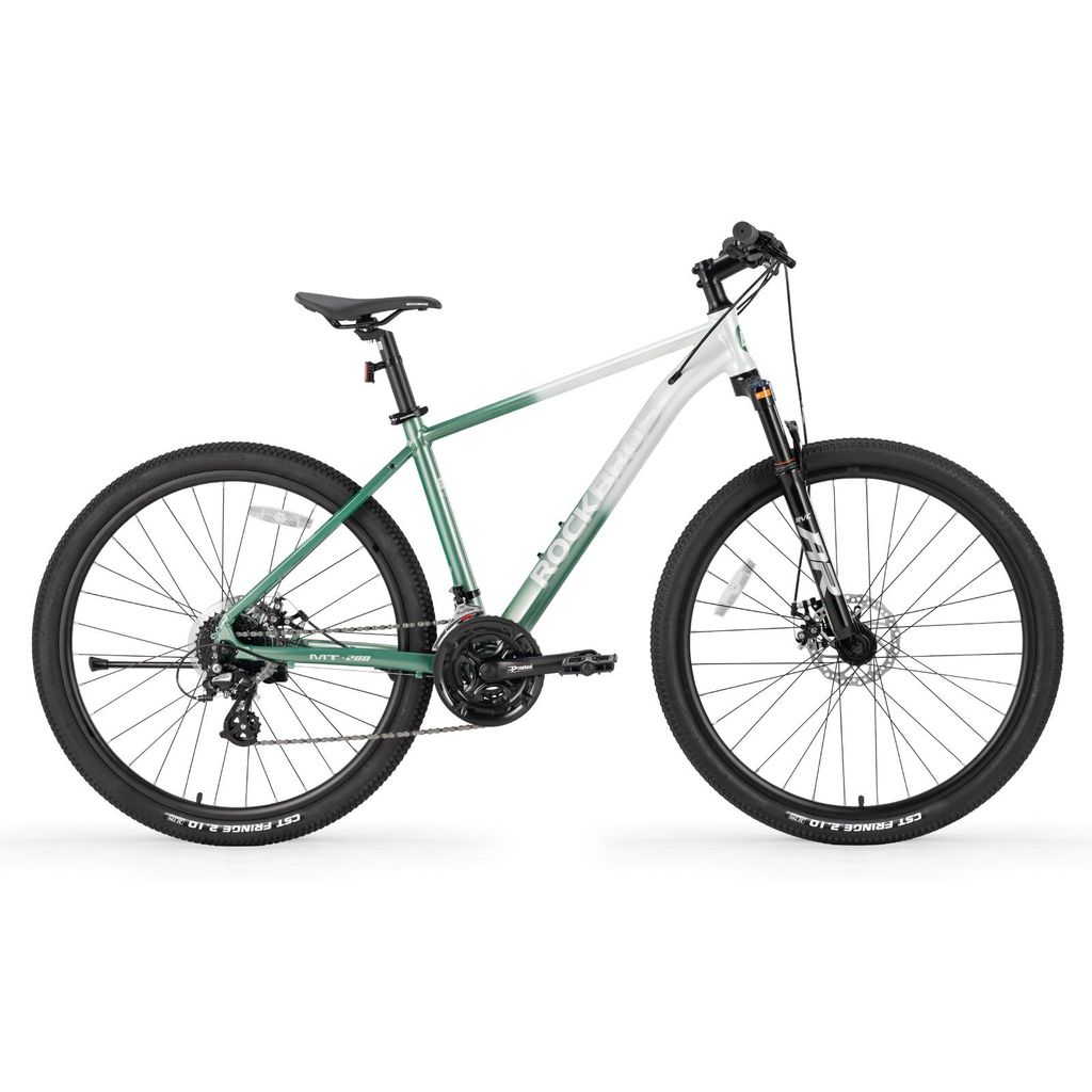 ROCKBROS MT200 Fahrrad 27,5 Zoll Scheibenbremse mit 24 Gang(3*8) MTB 16 Zoll Rahmen Grün