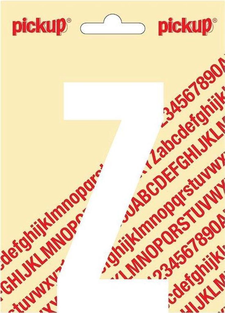 Sticker Nobel Sticker weiß Buchstabe Z weiß - Pickup