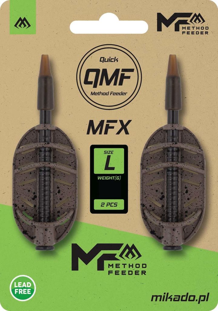 Mikado - Method Feeder MFX Q.M.F. Größe L - 50G -2 St. AMFX-QMF-2L-50B