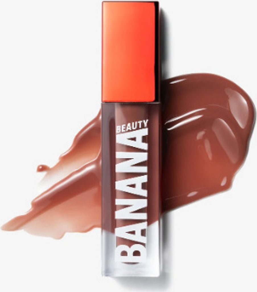 Banana Beauty Spritz Uhr! Plumping Lip Gloil Gloss Volumizing Lips Vegan 5 ml