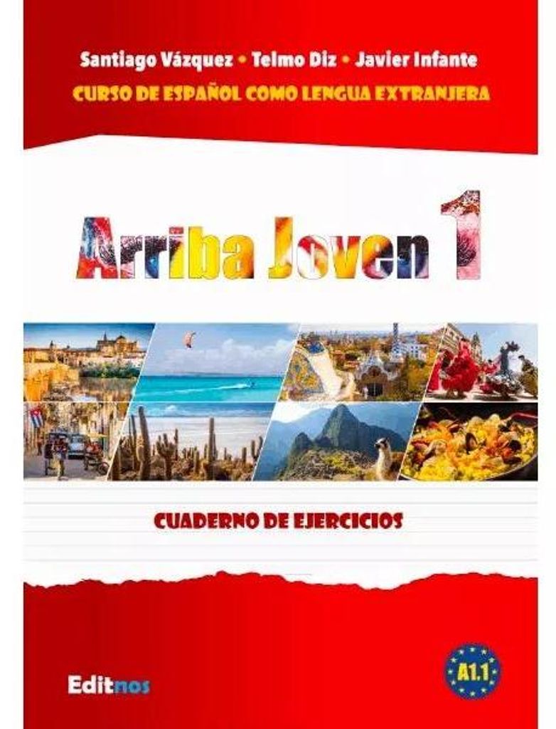 Arriba Joven 1: Ćwiczenia do nauki języka hiszpańskiego A1.1