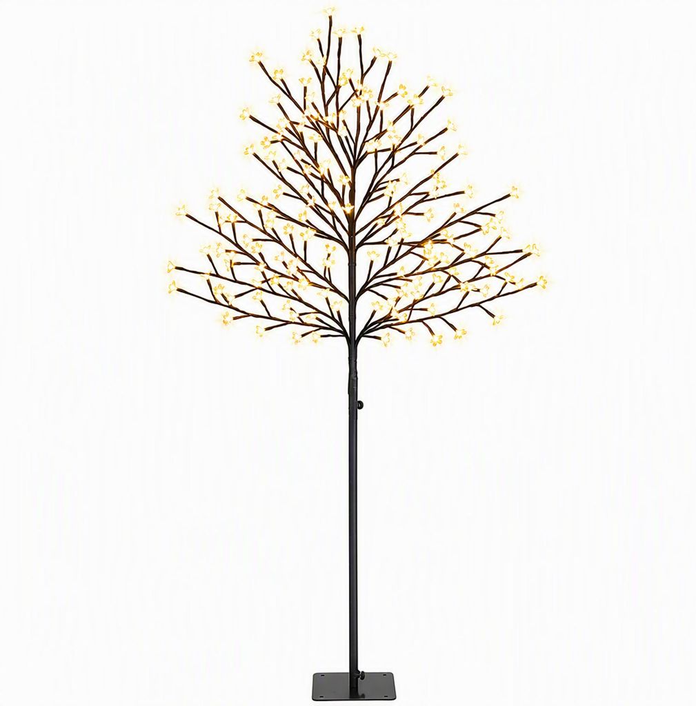 HOMCOM LED-Kirschblütenbaum 150 cm mit 160 LEDs, Produktbild 