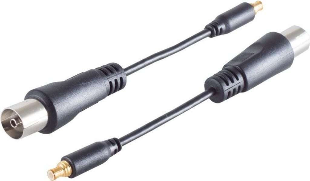 shiverpeaks BS15-15001, MCX, IEC, 0,1 m, Schwarz