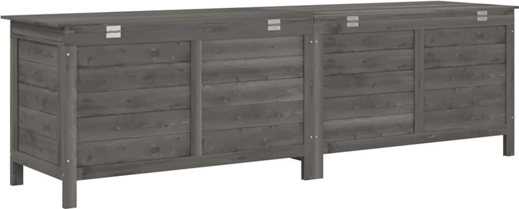 vidaXL Zahradní truhla antracitová 198,5x50x56,5 cm Masivní Obrázek produktu 