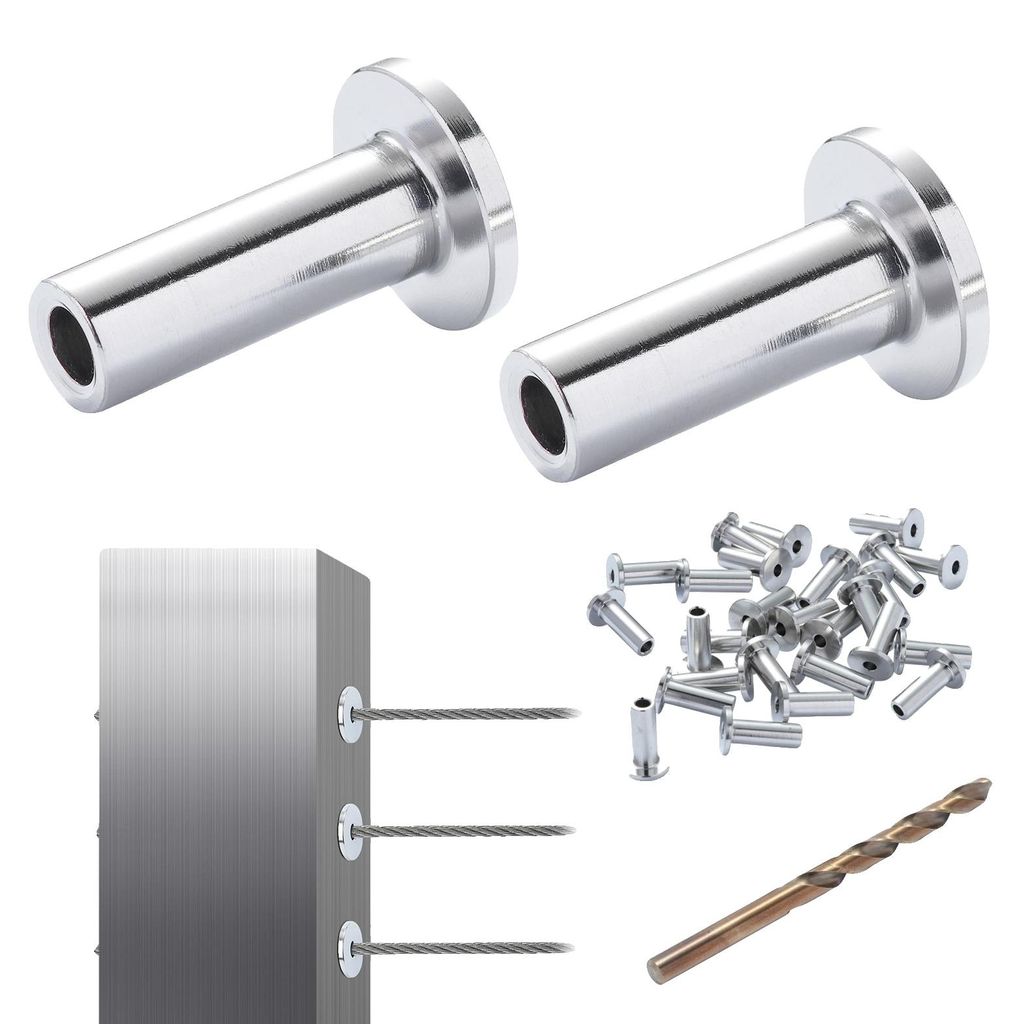 VEVOR 121 pezzi manicotti protettivi in acciaio inox T316 Immagine del prodotto 