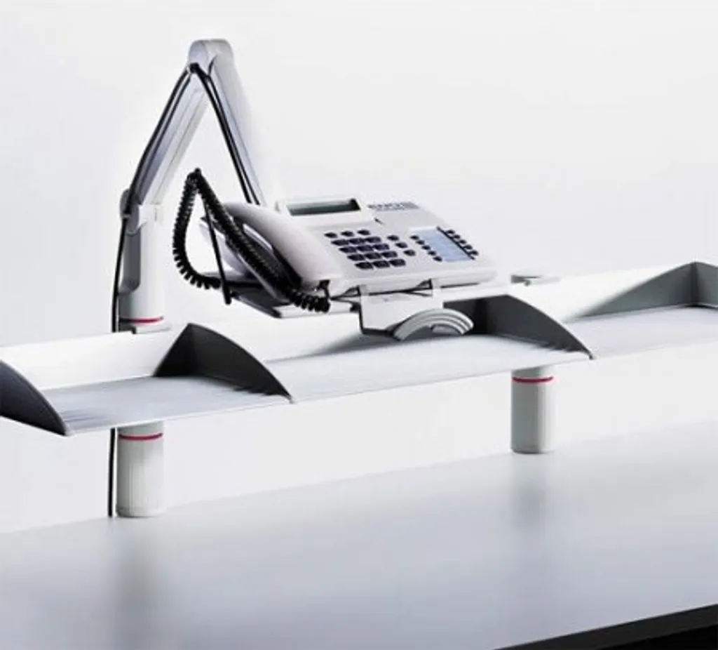 Support de téléphone pivotant pour bureau Novus TalkMaster anthracite - 13