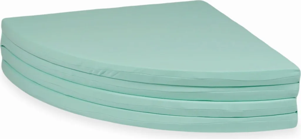 Offerta Tappeto Gioco 160cm Bambini Rotondo Pieghevole Verde Menta