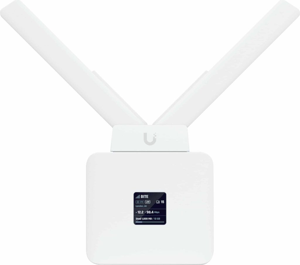 Ubiquiti UMR, Router für Mobilfunknetz, Weiß, Polycarbonat Produktbild 