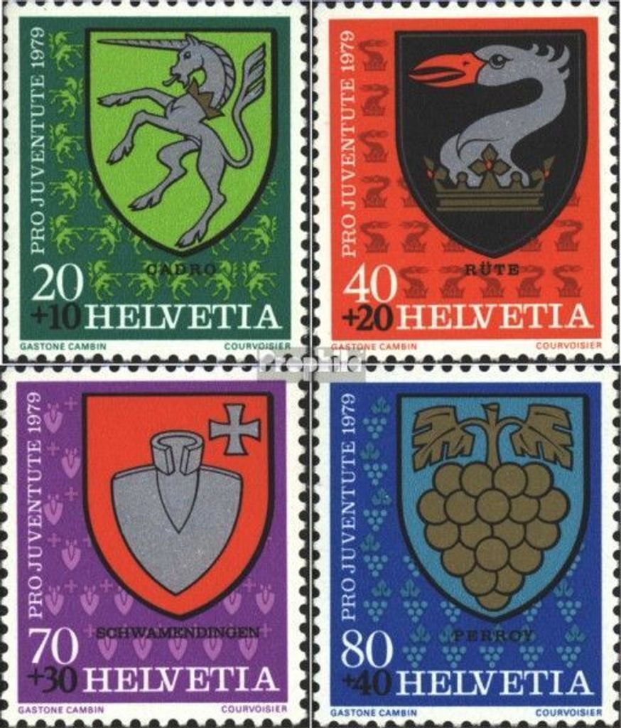 Briefmarken Schweiz 1979 Mi 1165-1168 (kompl.Ausg.) gestempelt Pro Juventute