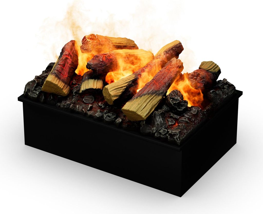 Noble Flame Fire Line Multi Wood mit Dekoholz: 500 mm - Festwasseranschluss
