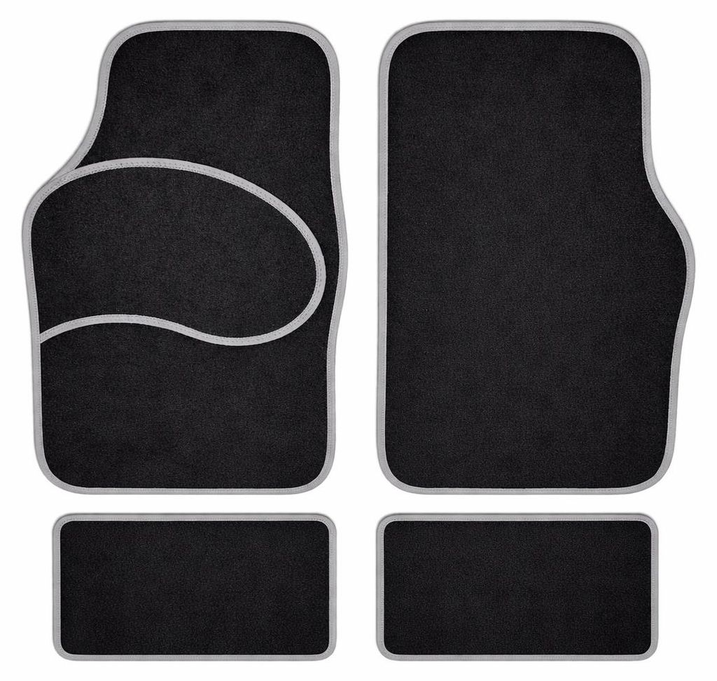 Carguard - Universal Autoschutzbügel Set - Grau/Schwarz - 4x Autoschutzbügel Universal - Stoff