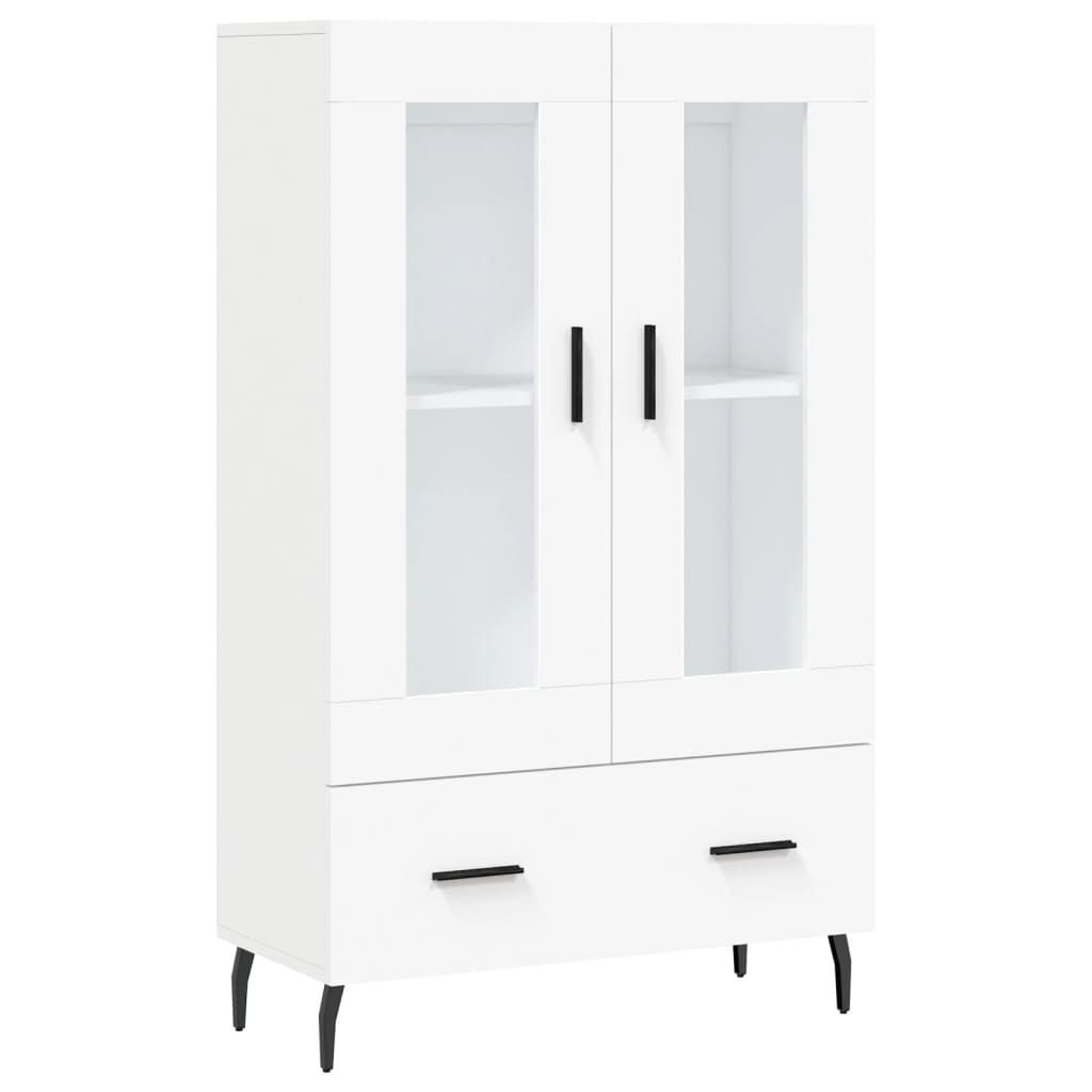 Highboard Weiß 69,5x31x115 cm Holzwerkstoff