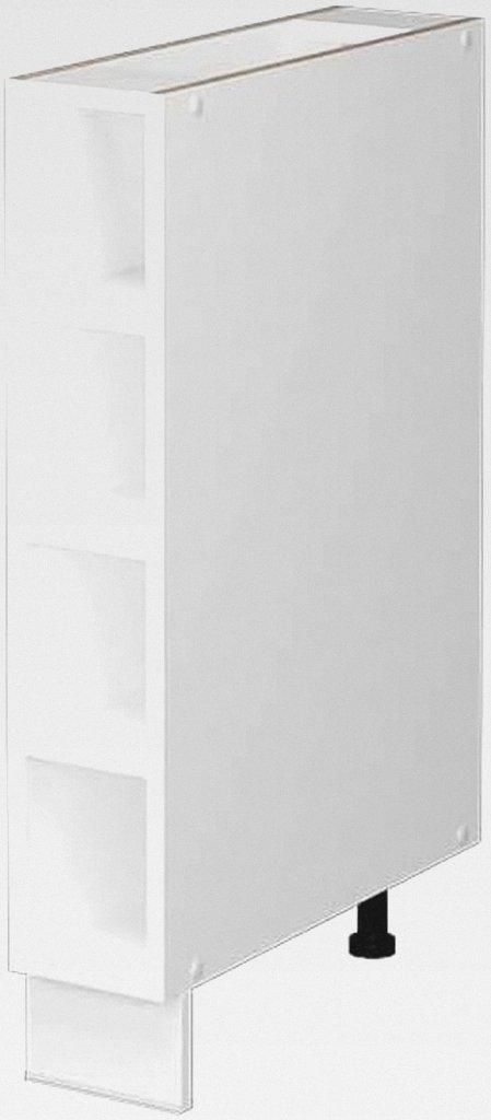Midischrank Weiß Fame-Line 15x82x50 cm - Badezimmermöbel, Zeitloses Möbelstück, vielseitig einsetzbar