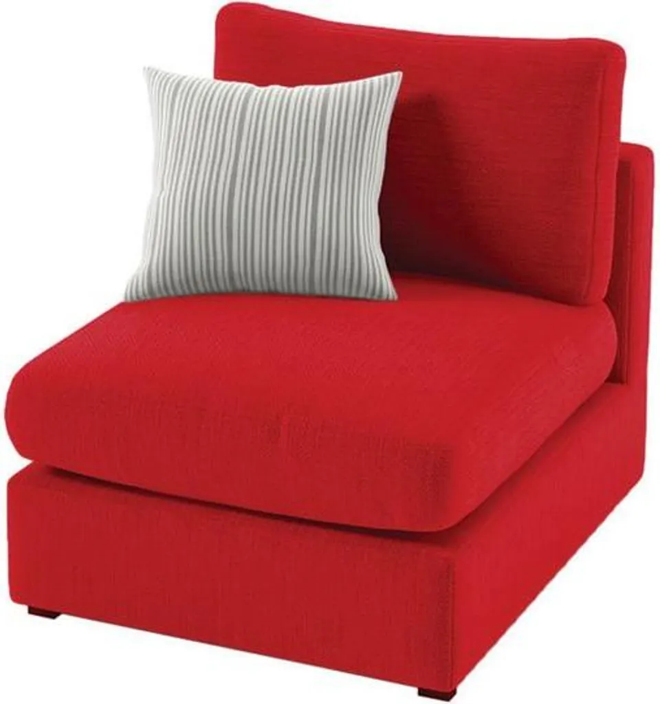 Module Capitol-Sawana 13 gris en tissu résistant pour salon moderne